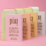 Румяна-хайлайтер в стике, увлажняющие Pixi On-the-Glow SuperGlow, 19 г, оттенок Petal Dew — фото 2