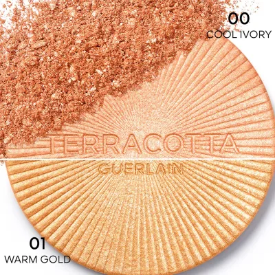 Пудра для лица с эффектом сияния Shimmering Powder GUERLAIN Terracotta Luminizer, 10 г