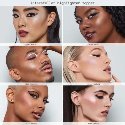 Макияж для лица "Сияние кожи" Rem Beauty Interstellar — Shiny highlighter, 8 г