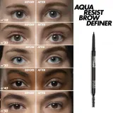 Карандаш для бровей Make Up For Ever Aqua resist brow definer, оттенок 20 — фото 2