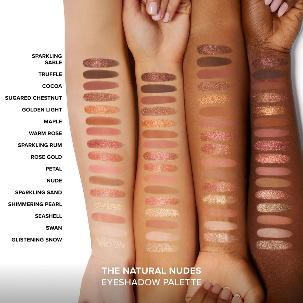 Палетка теней для век Too Faced Born This Way The Natural Nudes Eye Shadow Palette, Paleta cieni do powiek, 1 г