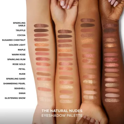 Палетка теней для век Too Faced Born This Way The Natural Nudes Eye Shadow Palette, Paleta cieni do powiek, 1 г