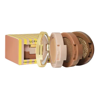 Sephora Collection Glitter Under The Sun трио теней для век 03 Pomaranczowy blask 1 шт