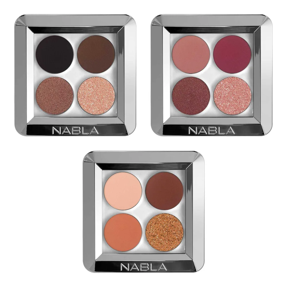 Палетка для макияжа глаз Nabla Liberty X Quad Kit, оттенок Hot Gaze