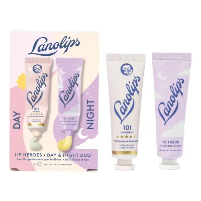 Набор для ухода за губами Lanolips Lip Heroes Day & Night Duo, 15 г