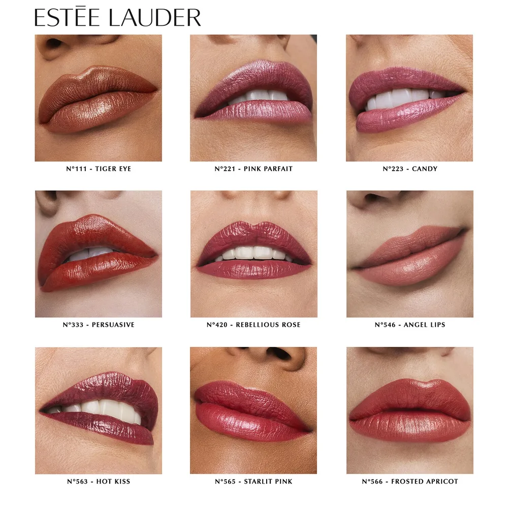 ESTEE LAUDER Pure Color Hi-Lustre Lipstick помада для губ сияющая стойкая, 3.5 г, оттенок 111 Tiger Eye
