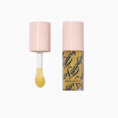 Помада для губ "Розовый рассвет" Lanolips Honey lip oil with hyaluronic acid and lanolin, Miodowy, 6 мл