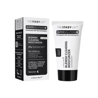 The Inkey List Blemish Clearing Moisturizer 2% NovoRetin ночной крем для лица, 50 мл