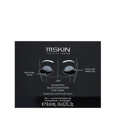 Маски для лица: Zestaw 111SKIN Celestial Black Diamond Eye Mask, набор, 6 мл