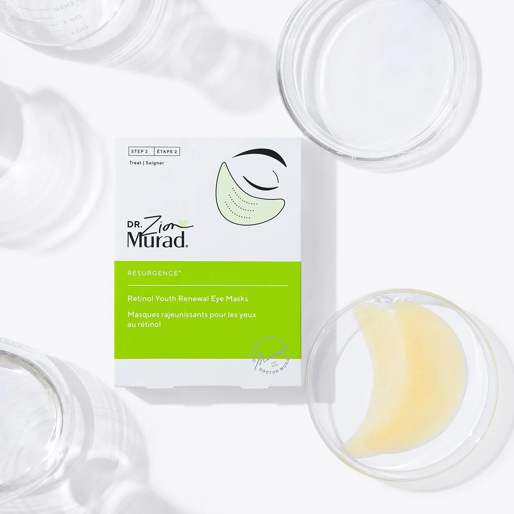Крем для зрелой кожи лица: Подушечки под глаза с ретинолом Murad Retinol Youth Renewal Eye Masks, 4 мл