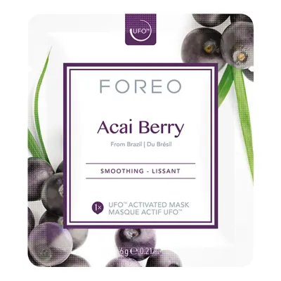 FOREO Acai Berry маска для лица с ягодами асаи для UFO и UFO mini, 6 шт, 6 pcs