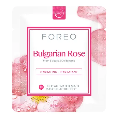 FOREO Bulgarian Rose UFO маска для лица увлажняющая с розовой водой, 6 шт, 6 pcs