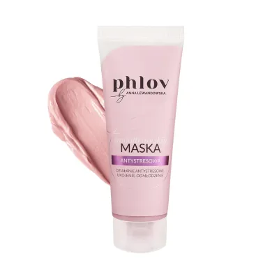 Кремовая маска против стресса с розовой глиной Phlov Smooth My Skin, 50 мл