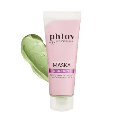 Кремовая маска для лица с зеленой глиной Phlov Smooth My Skin, 70 мл