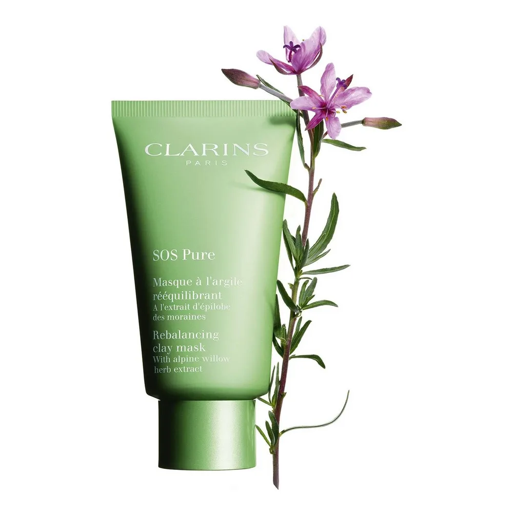 Clarins SOS Pure маска для лица с глиной себорегулирующая 75 мл