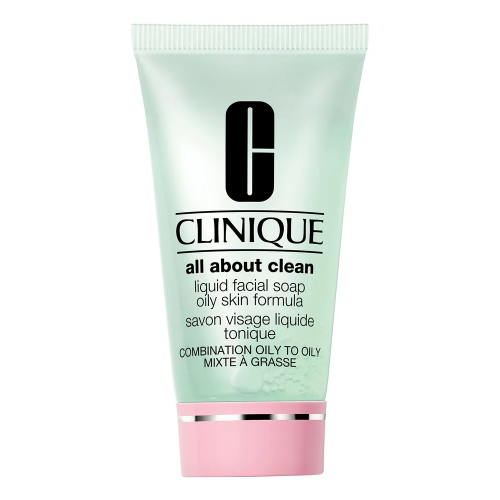 Clinique All About Clean Liquid Facial Soap Жидкое мыло для умывания для жирной кожи 30 мл