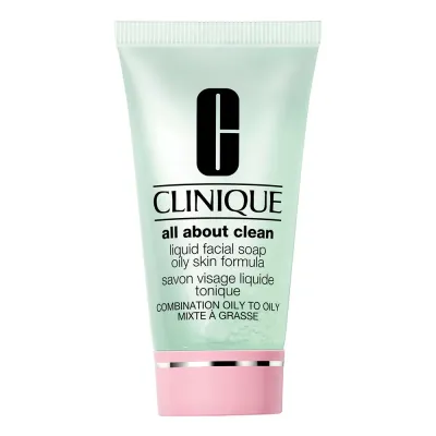 Clinique All About Clean Liquid Facial Soap Жидкое мыло для умывания для жирной кожи 30 мл