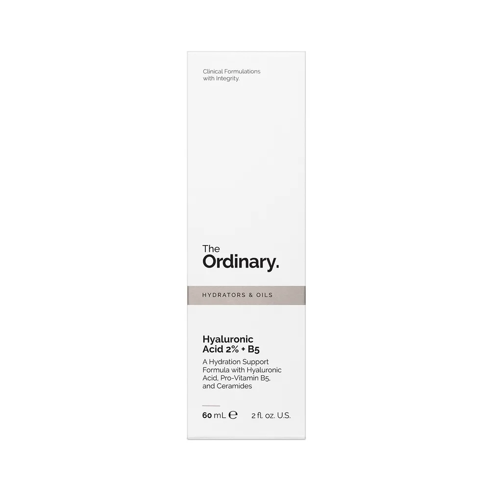 Сыворотка для лица: Увлажняющая сыворотка The Ordinary Kwas Hialuronowy 2% + B5