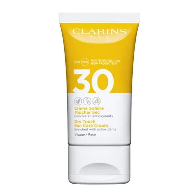 Clarins Dry Touch Sun Care Cream солнцезащитный крем для лица SPF 30 50 мл