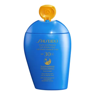 Бальзам для загара для лица и тела SPF 30 Shiseido SYNCHROSHIELD, 150 мл