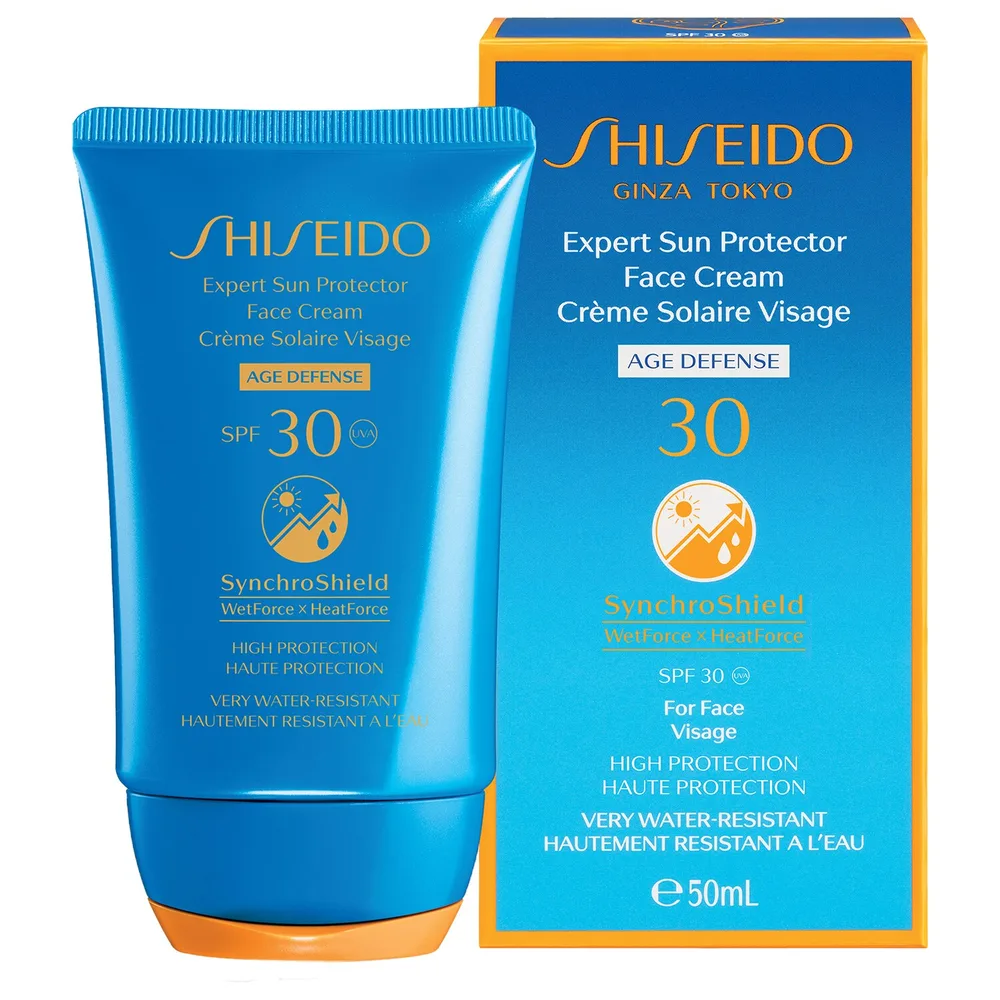 Крем для лица с SPF30, подходит для зрелой и проблемной кожи Shiseido SYNCHROSHIELD, 50 мл