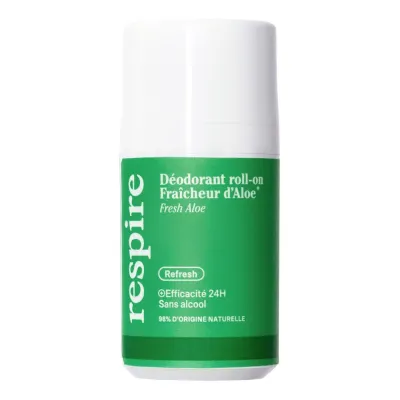 Дезодорант Свежесть алоэ эффективность 24 часа Respire Roll-on deodorant, 50 мл