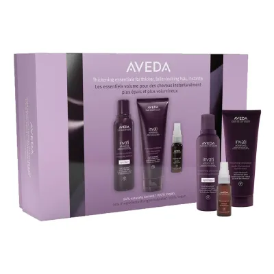 Aveda Invati Advanced набор для тонких волос: шампунь и кондиционер по 200 мл, тоник 30 мл