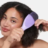 Набор косметики для волос "Шампунь и кондиционер" Tangle Teezer The Ultimate Detangler Naturally Curly 3C-4C, фиолетовый — фото 2