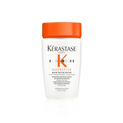 KERASTASE Nutritive Набор для ухода за волосами шампунь молочко термозащита 80 мл + 75 мл + 50 мл