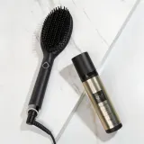 Расческа для волос с функцией нагрева ghd Glide, чёрный — фото 4