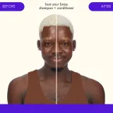 amika Bust Your Brass Blond Polaire шампунь против желтизны для светлых и седых волос 275 мл — фото 3