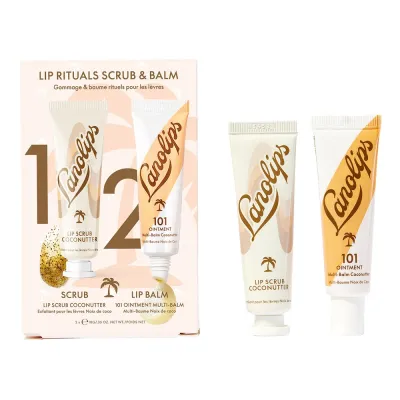 Lanolips Lip Rituals Coconutter набор для ухода за губами скраб и бальзам 2 шт по 10 г