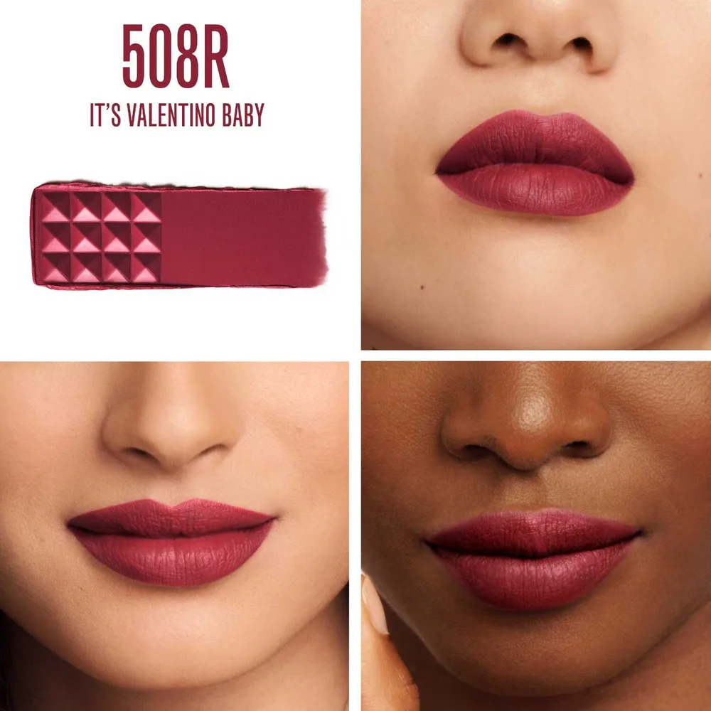 Valentino Spike Valentino Сменный блок матовой помады, 2,3 г, оттенок 111A сменный блок - UNDRESSED VELVET