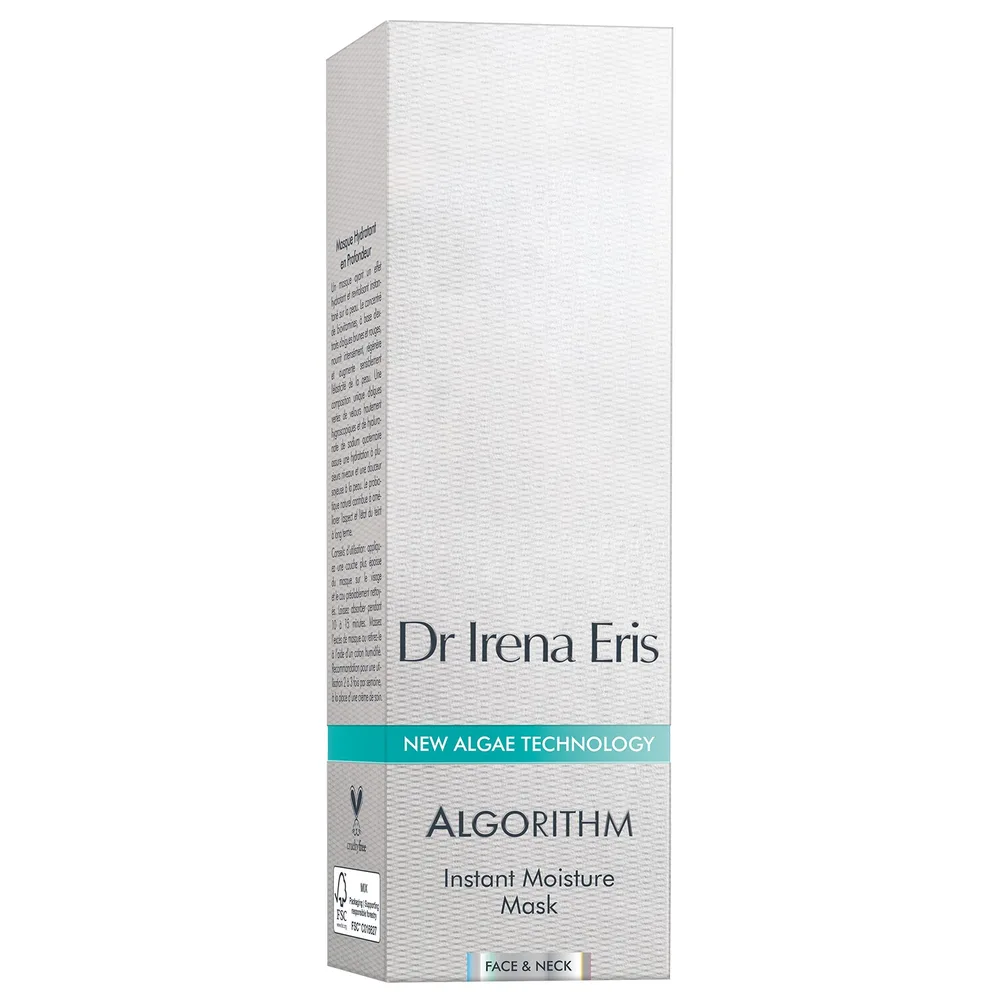 Dr Irena Eris Instant Moisture Mask увлажняющая маска для лица и шеи 75 мл
