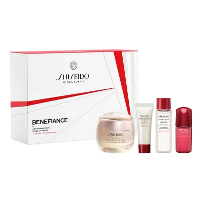 Shiseido Benefiance набор с разглаживающим морщины кремом 50 мл + 15 мл + 30 мл + 10 мл