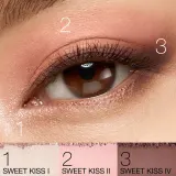 NARS Sweet Kiss Quad Eyeshadow палетка теней для век 4 оттенка, 4 x 1,1 г — фото 4