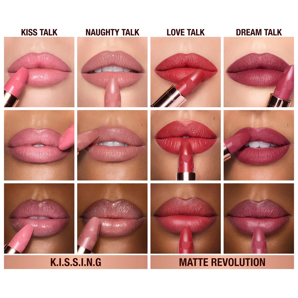 Charlotte Tilbury Pillow Talk Love Effect матовая помада для губ 3,5 г, оттенок Love Talk