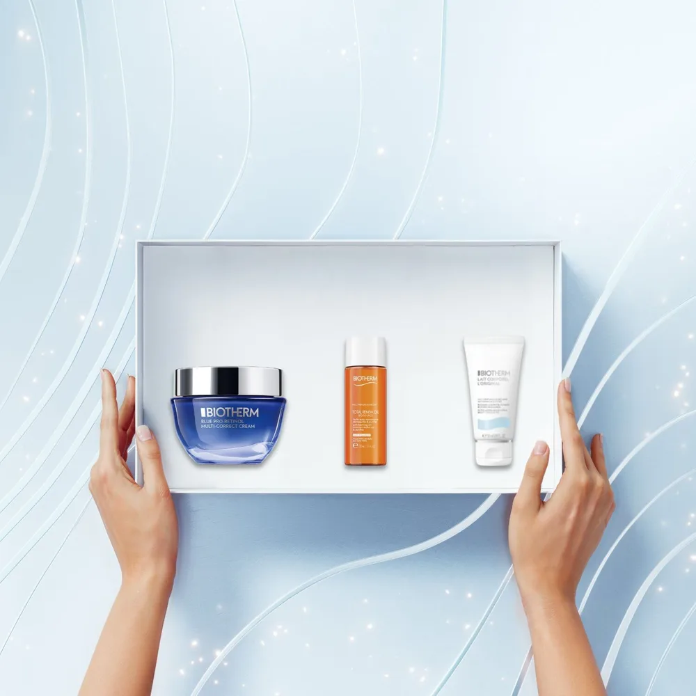 Biotherm Blue Therapy подарочный набор для лица и тела 50 мл + 50 мл + 30 мл