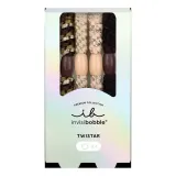 invisibobble TWISTAR PREMIUM — плетёные резинки для волос, оттенок Truffe Tie — фото 1