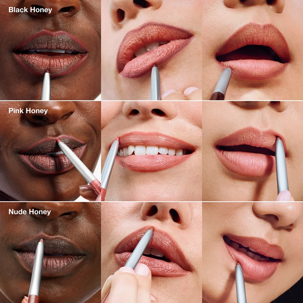 Clinique Quickliner For Lips автоматический карандаш для губ Black Honey 0.3 г, оттенок чёрный Honey