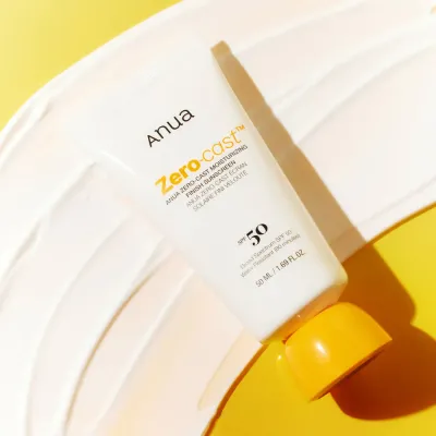 Anua Zero-Cast Moisturizing Finish Sunscreen увлажняющий солнцезащитный крем SPF 50 50 мл