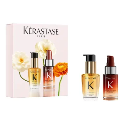Kerastase Elixir Ultime Nutritive Heroes набор для волос масло и ночная сыворотка 30 мл + 30 мл