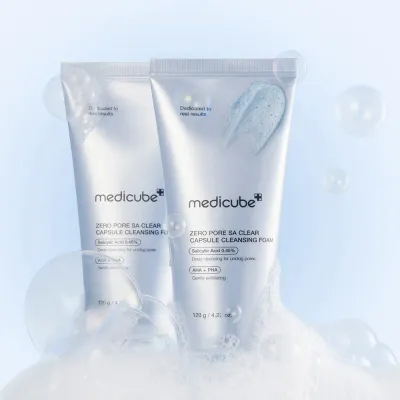 Medicube Zero Pore SA Clear Capsule Cleansing Foam пенка для умывания очищающая поры 120 мл
