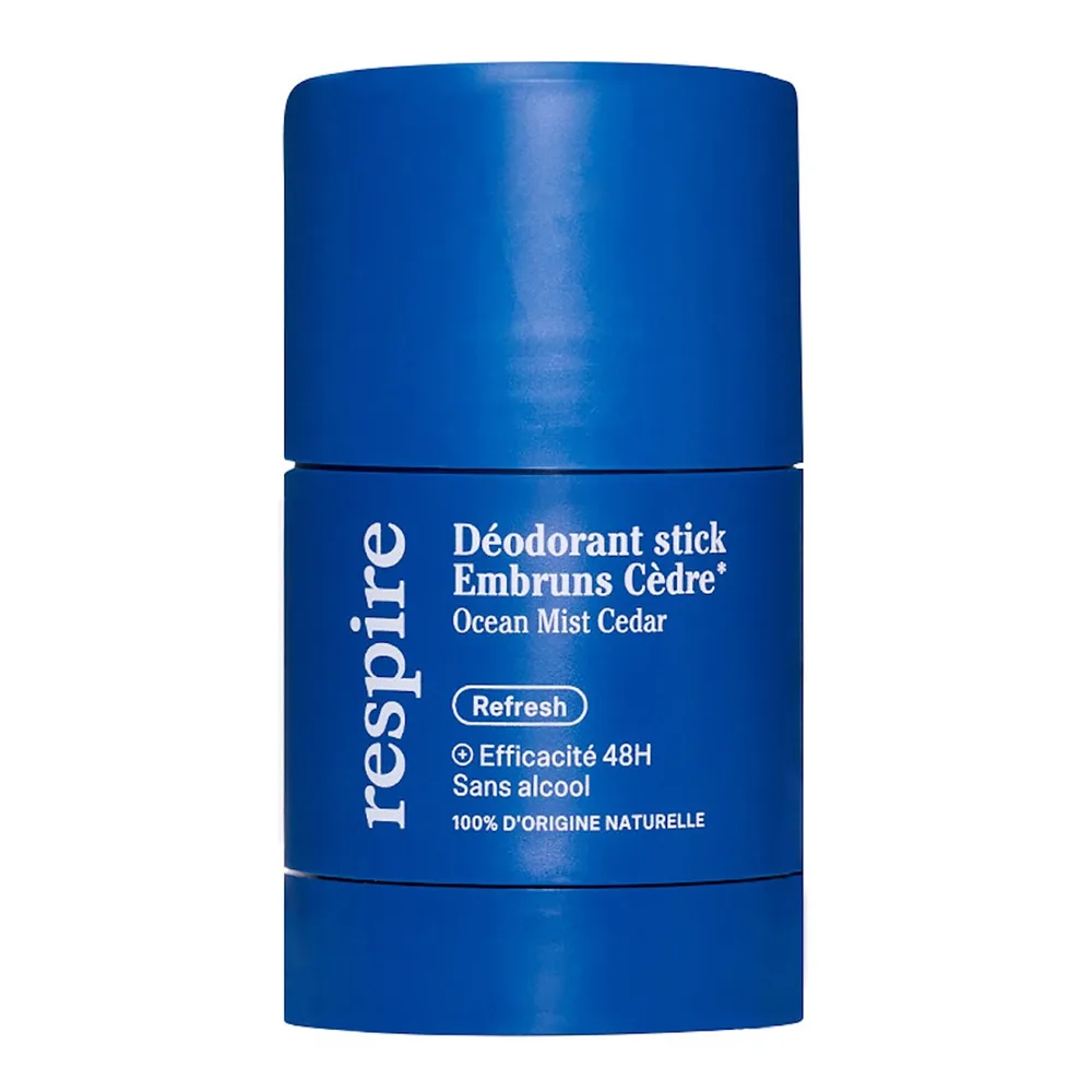 Respire Deodorant Embruns Cedre Дезодорант с ароматом морского бриза и кедра, 50 г, Zapach morskiej bryzy i cedru