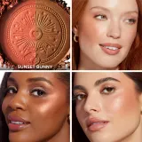 Too Faced Bronzer пудра-бронзер с розовым подтоном 8 г, оттенок Fuchsia Bunny — фото 5