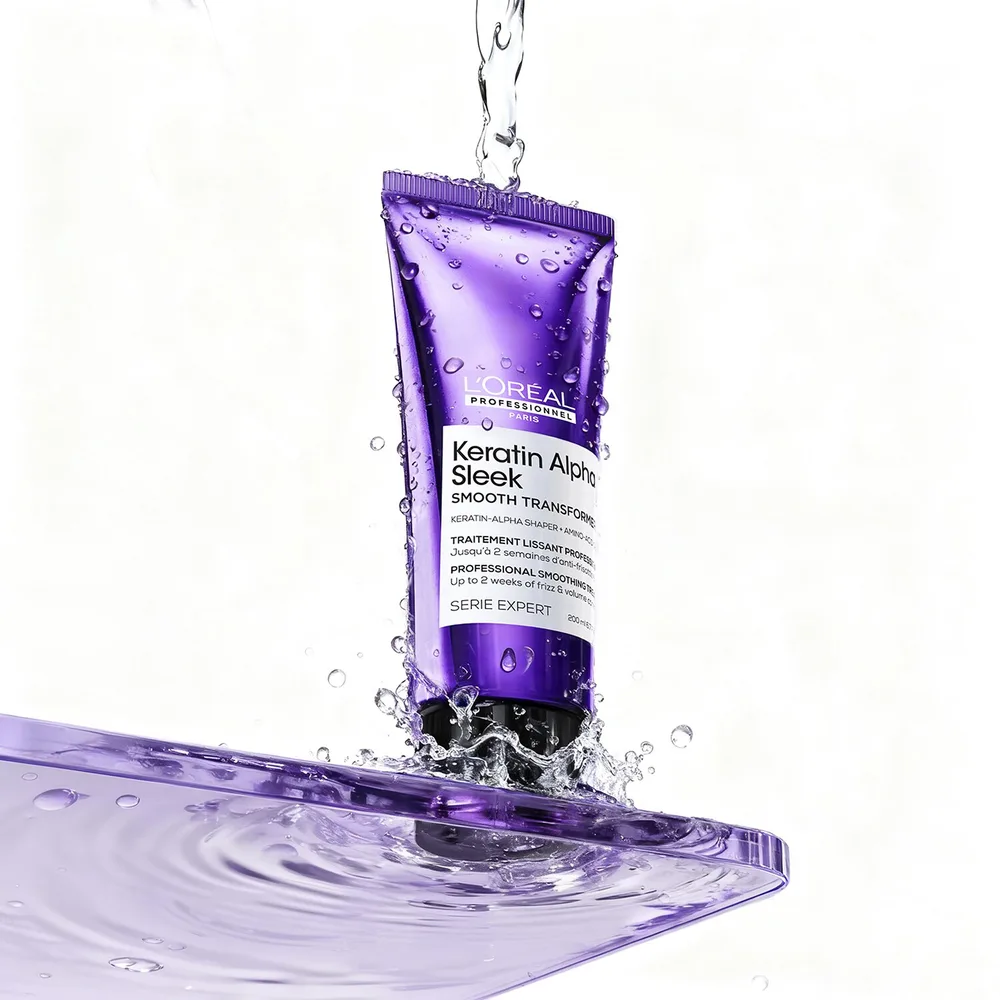 L'Oreal Professionnel Keratin Alpha Sleek разглаживающий уход для волос, 200 мл