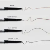 Merit Beauty Brow 1990 гелевый карандаш для бровей Brown Black, 0.02 мл, оттенок Brown чёрный — фото 1