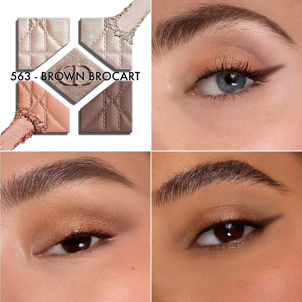 Dior Diorshow 5 Couleurs Палетка теней для век, лимитированная, оттенок 563 Brown Brocart