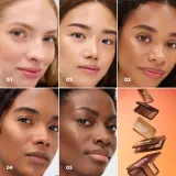 Sephora Collection Bronze Bronze Glow Palette палетка бронзеров и хайлайтера 9,9 г, оттенок 01 Bronze me softly — фото 1