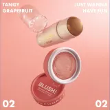 Sephora Collection BLUSH! румяна кремовые для щёк и губ 3,5 г, оттенок 01 Crunchy almond — фото 6
